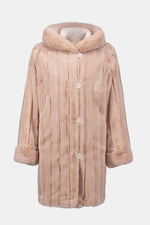 Joseph Ribkoff | Faux Fur Reversible Hooded Coat 253926