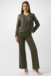 Joseph Ribkoff | Foiled Faux Suede Fitted Jacket 253935 F25