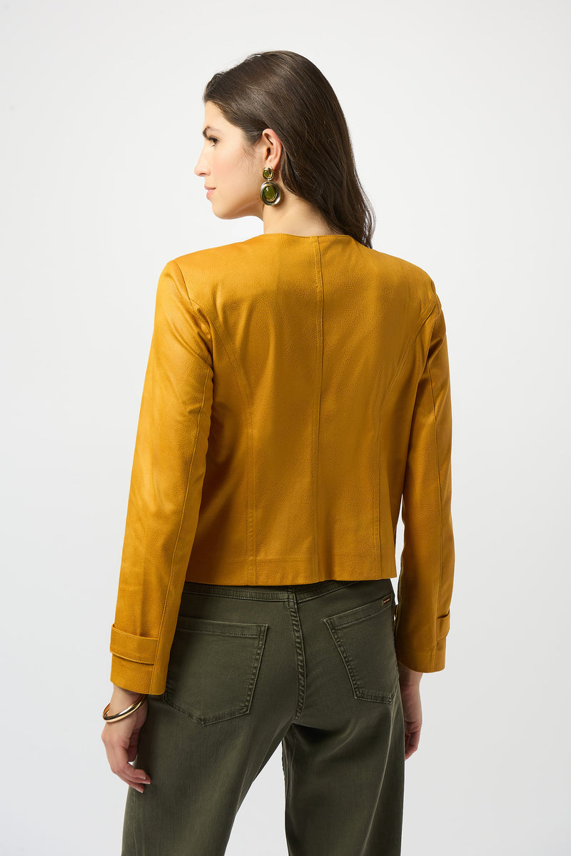 Joseph Ribkoff | Foiled Faux Suede Fitted Jacket 253935 F25
