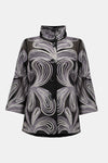 Joseph Ribkoff Embroidered Mesh Straight Jacket 253949F25