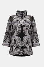 Joseph Ribkoff Embroidered Mesh Straight Jacket 253949F25