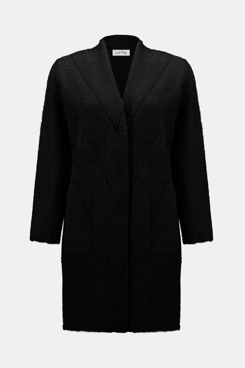 Joseph Ribkoff. Feather Yarn Sweater Knit Coat 253955 F25
