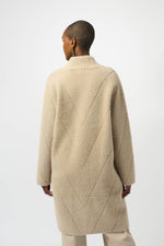 Joseph Ribkoff. Feather Yarn Sweater Knit Coat 253955 F25