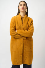 Joseph Ribkoff. Feather Yarn Sweater Knit Coat 253955 F25