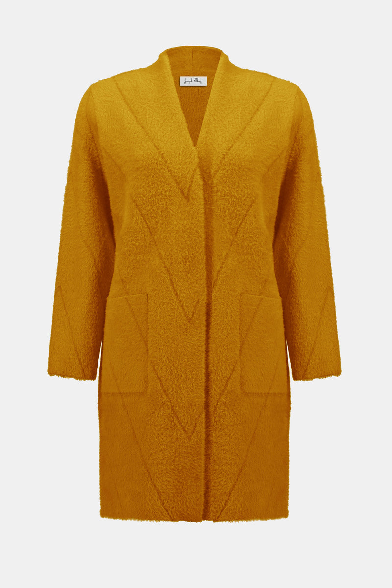 Joseph Ribkoff. Feather Yarn Sweater Knit Coat 253955 F25