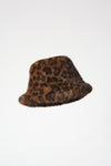Joseph Ribkoff |    Faux Fur Leopard Print Bucket Hat 253975X