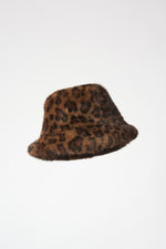 Joseph Ribkoff |    Faux Fur Leopard Print Bucket Hat 253975X