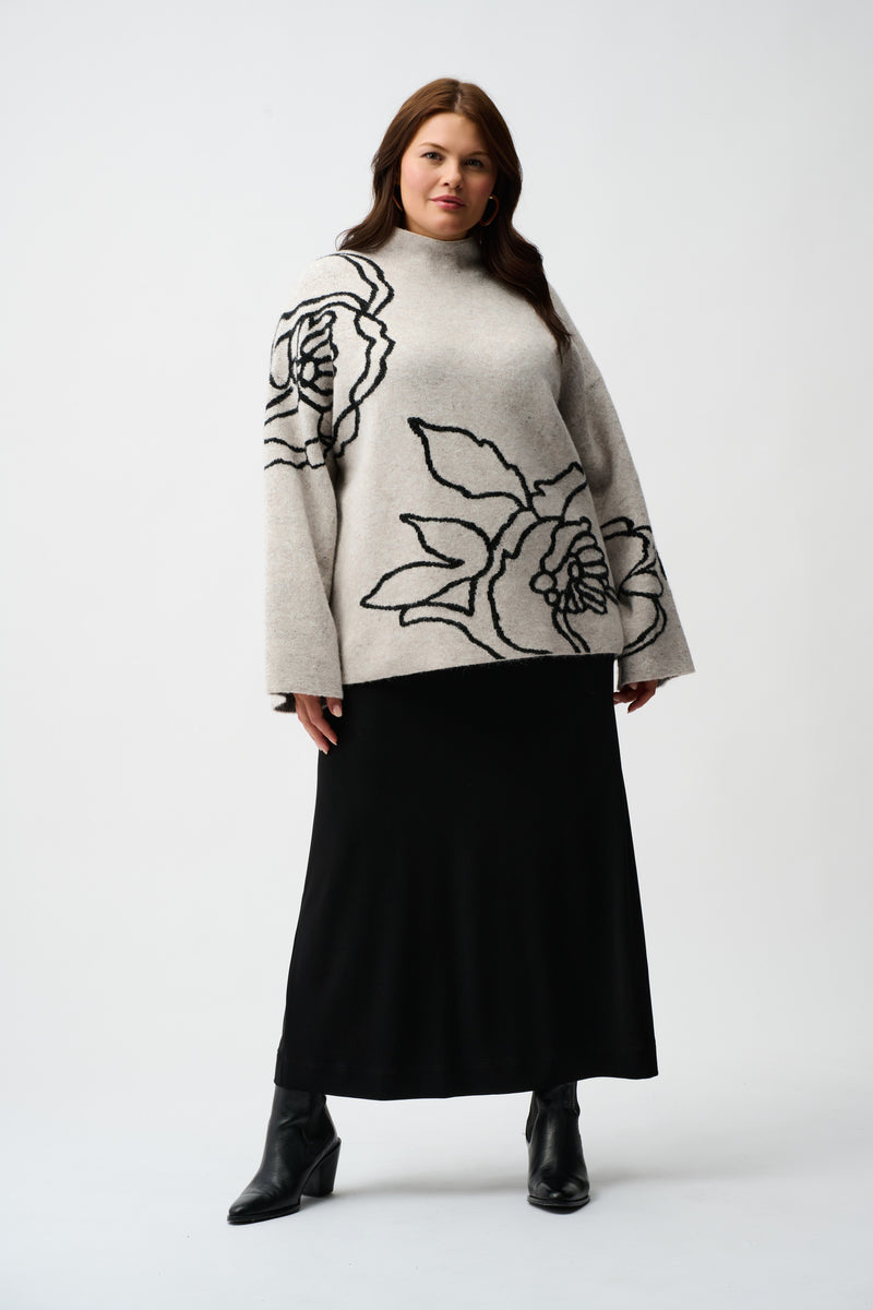 Joseph Ribkoff Silky Knit Pull-On Maxi Skirt 254018