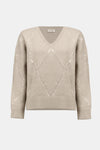 Joseph Ribkoff Sweater Knit Pullover with Sequins 254949F25