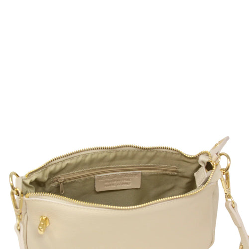 Germán Fuentes GF2576 Genuine Italina Leather Shoulder and Crossbody Bag