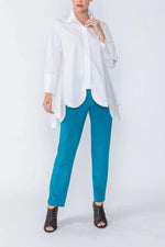 IC Collection WAVES-BOTTOM CASUAL BLOUSE Style 2585B