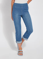 Lysse Cropped Boyfriend Denim (24" Inseam, Cuffed) S24