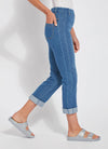 Lysse Cropped Boyfriend Denim (24" Inseam, Cuffed) S24