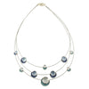 Origin 3-Strand, Layered Circle Necklace F25