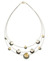 Origin 3-Strand, Layered Circle Necklace F25
