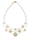 Origin 3-Strand, Layered Circle Necklace F25