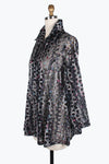 Damee Holographic Scale Mesh Flare Jacket 300-Slv