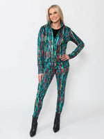 Snoskins Microfiber Prints Leggings with elastic waist 308119-F25