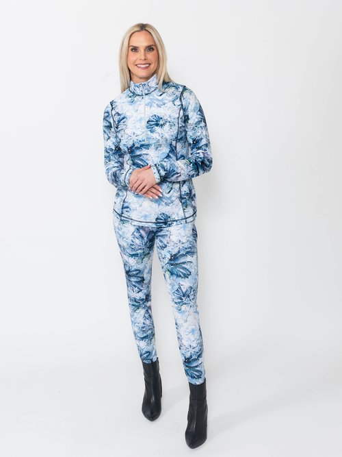 Snoskins Microfiber Prints Leggings with elastic waist 308119-F25