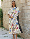 Simply Vanite  31069 white/multi, lavender/multi dress/long shirt/duster
