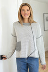 HABITAT OPPOSITES ATTRACT INSIDE OUT PULLOVER F25H 31318