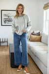 HABITAT OPPOSITES ATTRACT INSIDE OUT PULLOVER F25H 31318