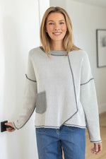 HABITAT OPPOSITES ATTRACT INSIDE OUT PULLOVER F25H 31318