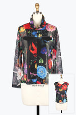 Damee Exotic Flower Garden Mesh Twin Set 31443-Mlt F25