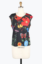 Damee Exotic Flower Garden Mesh Twin Set 31443-Mlt F25