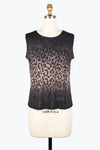 Damee Golden Leopard Mesh Twin Set 31445-Blk F25