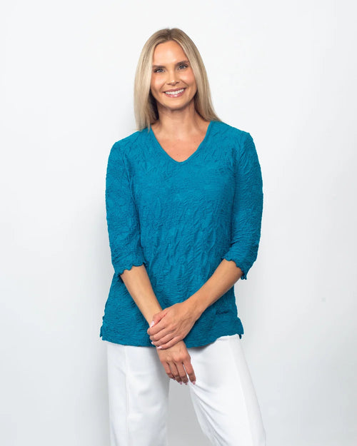 Snoskins Dreamcatcher V-Neck top # 32672-26