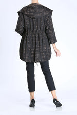 IC Collection Two Side Dot Hoodie Jacket Style 3872J