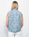 Snoskins Embroidered Denim Collared Vest 29750-26