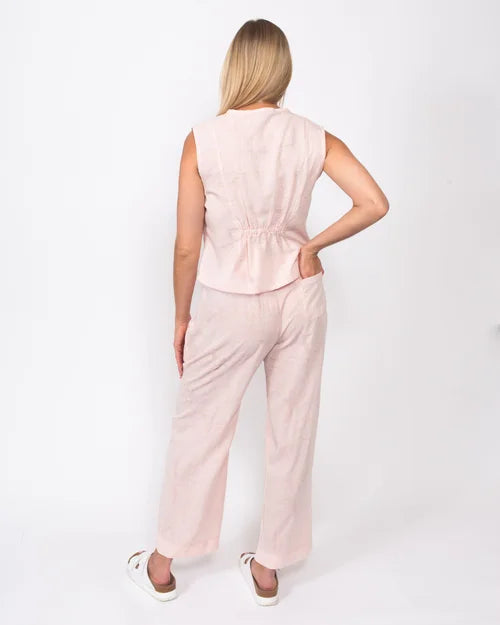 Snoskins Linen-Like Cotton Viscose Pant 42747-26