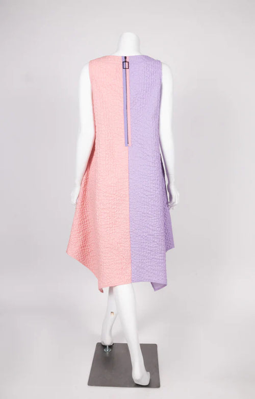 IC Collection Color-Block Square Neck Dress Style 4331D