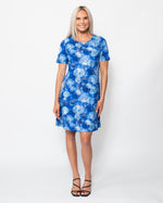 Snoskins Viscose Prints Tee Dress NEW slightly shorter Sleeves Style 44397-24S