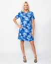 Snoskins Viscose Prints Tee Dress NEW slightly shorter Sleeves Style 44397-24S