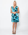 Snoskins Viscose Prints Johnny Collar Dress NEW short sleeve Style 44612-24S
