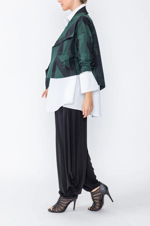 IC Collection LAYERING ASYMMETRICAL JACKET Style 4545J
