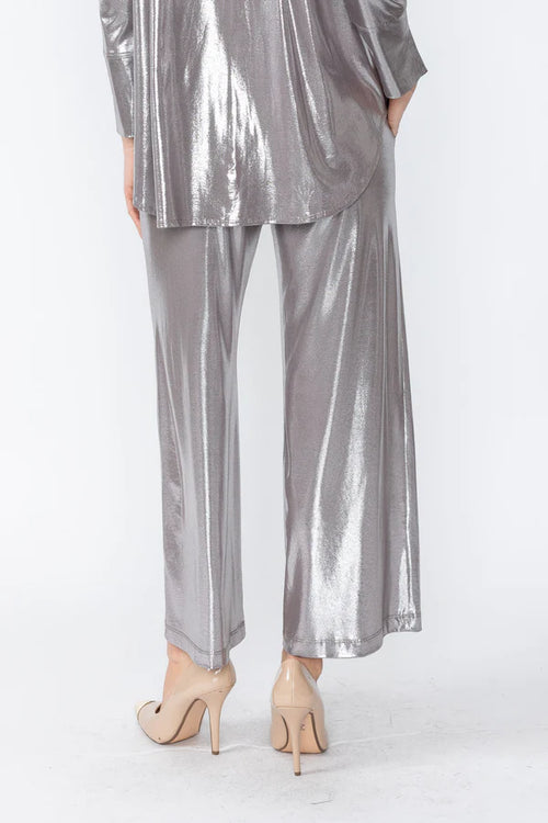 IC Collection WIDE-LEG SHINY PANTS Style 4630P