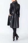 IC Collection PLEATS SHAWL COLLAR FROCK COAT Style 4603J