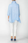 IC Collection Asymmetrical Stripe Shirt 4691B