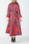 IC Collection Long Jacket 4764J, Red, Charcoal F24