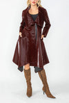 IC Collection Jacket 4766J Olive, Burgundy F24