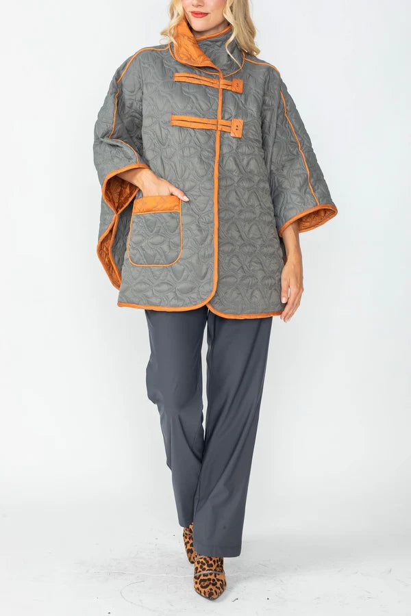 IC Collection Jacket 4779J Charcoal/Caramel, Olive/Lime F24