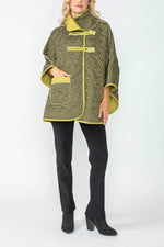 IC Collection Jacket 4779J Charcoal/Caramel, Olive/Lime F24