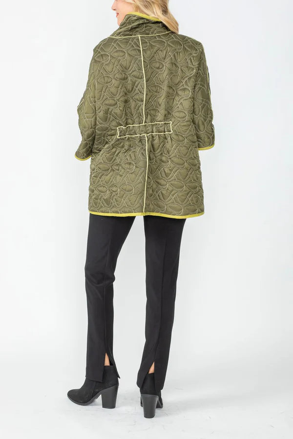 IC Collection Jacket 4779J Charcoal/Caramel, Olive/Lime F24