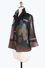 Damee Abstract Art Short Jacket 4857-Mlt