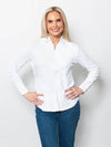 Snoskins Swirl Sport Jacquard Funnel Neck Zip top 48681-F25