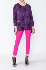 IC Collection FLARE TOP W/ POCKET Style 4909T